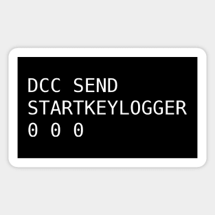 DCC SEND STARTKEYLOGGER 0 0 0 Sticker